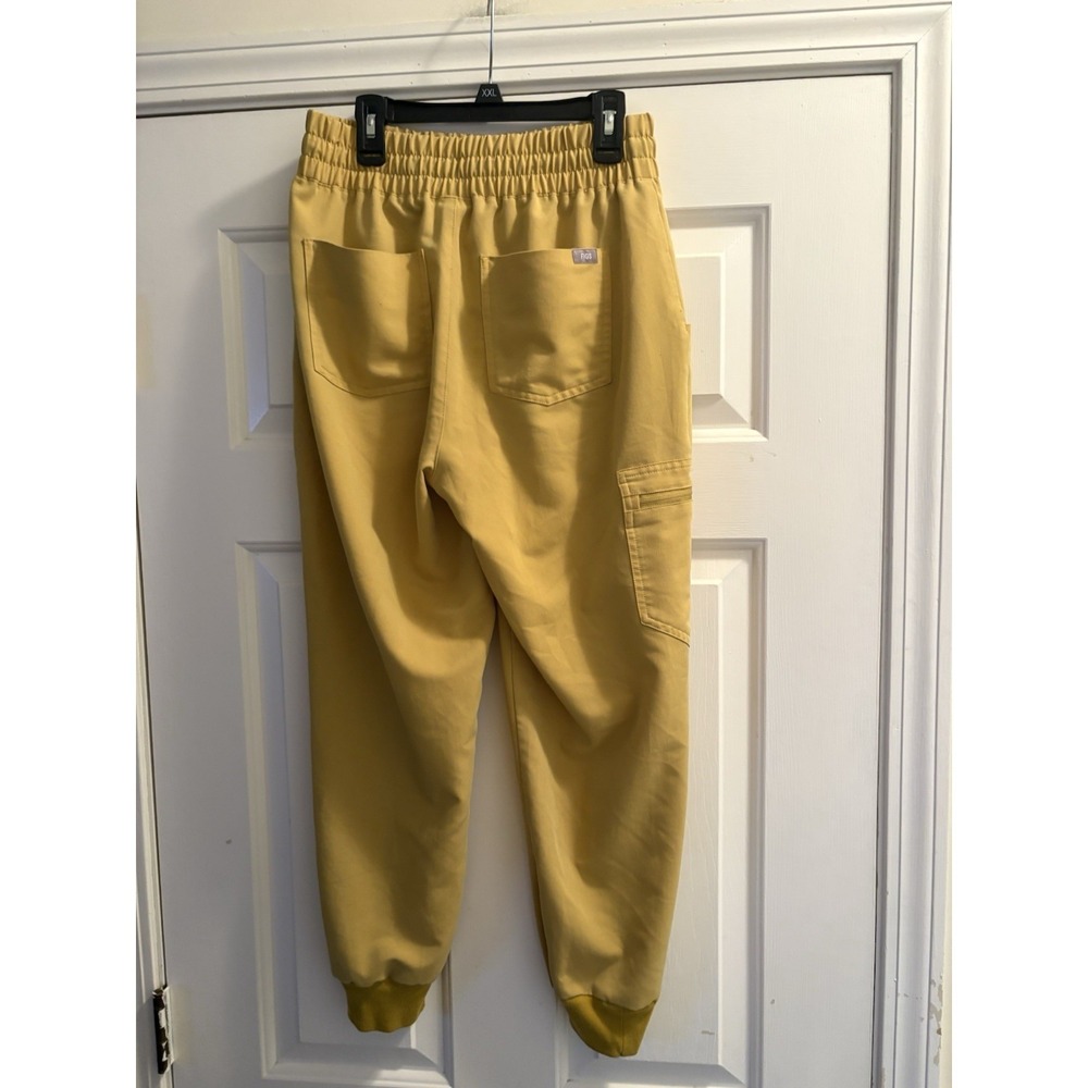 FIGS Zamora Jogger Scrub Pants Size Small - Light Gold - Picture 2 of 6